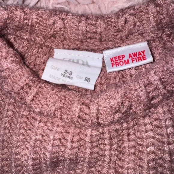 Zara Kids Cream and Pink Sweater Set - Picture 11 of 11
